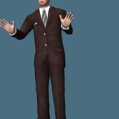 Businessman Standing Rigged | Characters