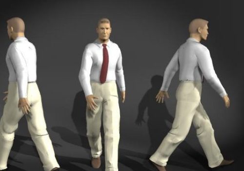Businessman Walking Pose | Characters