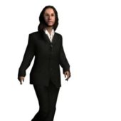 Businesswoman Walking Characters
