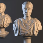 Bust Cesare Sculpture Statue Characters