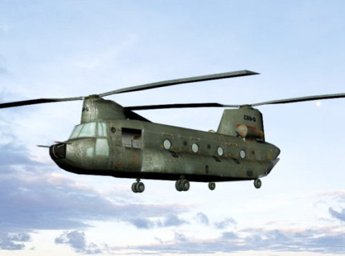Us Army Ch-47 Chinook Helicopter