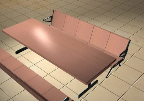 Cafeteria Table Benches Furniture