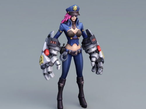 Game Character Caitlyn Sheriff