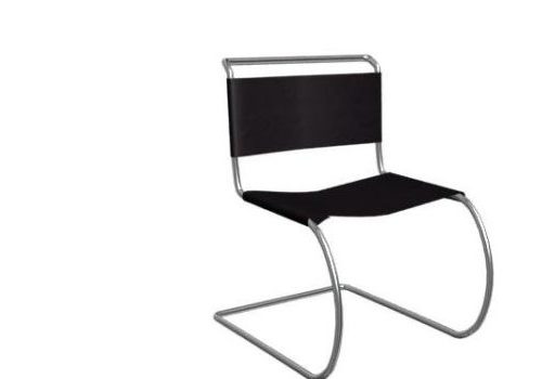 Black Cantilever Leisure Chair