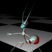 Small Ant Cartoon Character