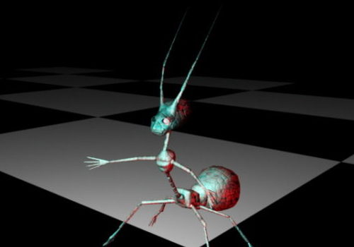 Small Ant Cartoon Character