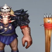 Cartoon Character Beast Warrior
