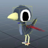 Cartoon Bird Character Rig