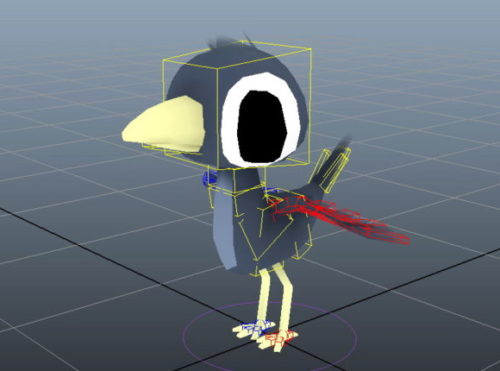 Cartoon Bird Character Rig
