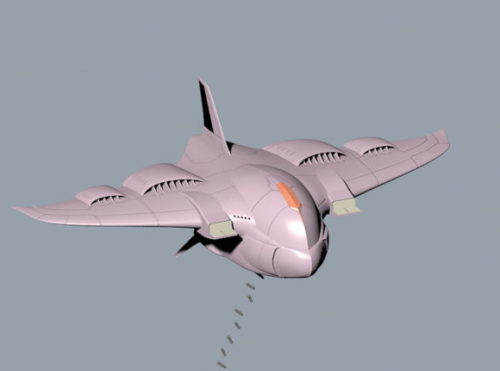 Bomber Plane Cartoon Style