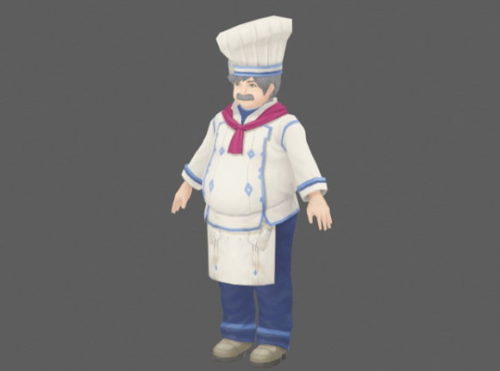 Cartoon Character Chef