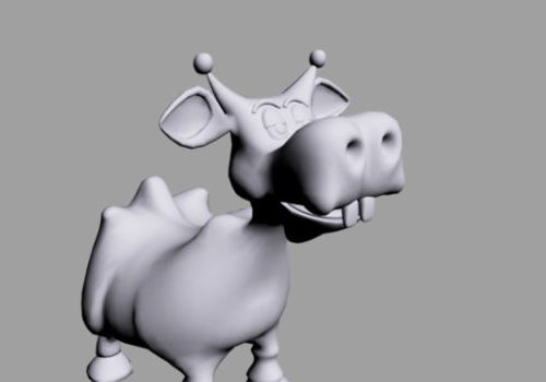 Funny Cartoon Cow | Animals