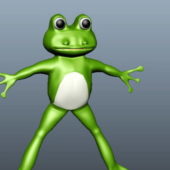 Baby Frog Cartoon Character