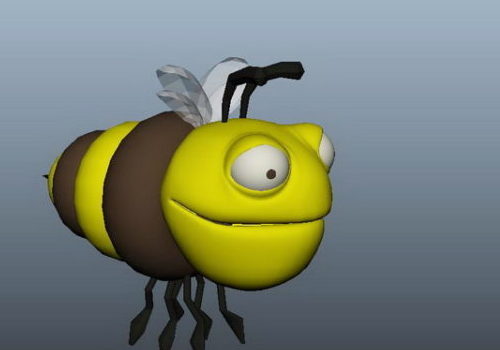 Cartoon Character Honey Bee