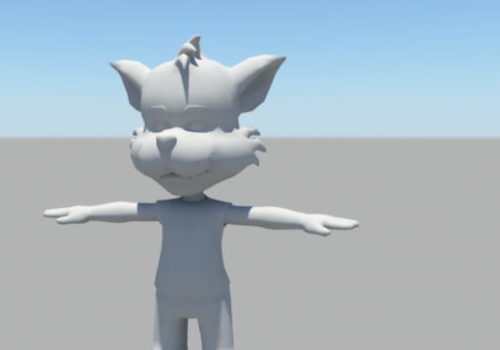 Cartoon Character Humanoid Fox
