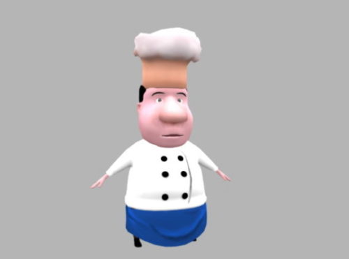 Character Cartoon Male Chef