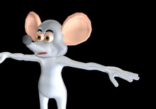 Cartoon Character Mice Rigged