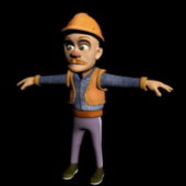 Character Cartoon Miner