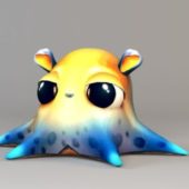 Cartoon Animal Octopus Character