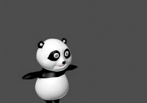 Cartoon Panda Character