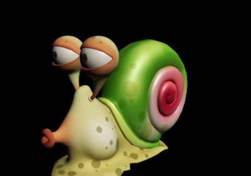 Snail Cute Character Rigged