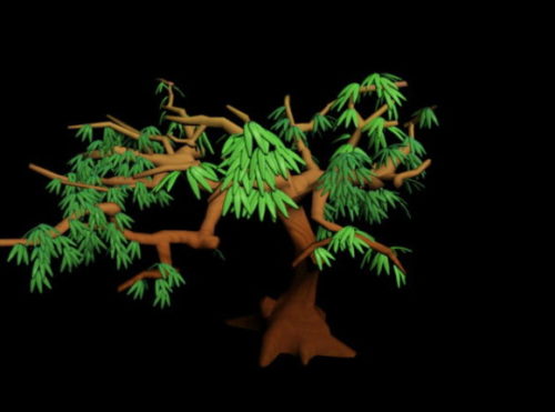 Cartoon Style Tree Branches