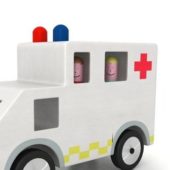 Cartoon Ambulance Car