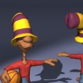 Basketball Player Cartoon Character Characters