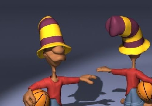 Basketball Player Cartoon Character Characters