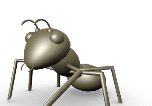 Black Ant Cartoon Character | Animals