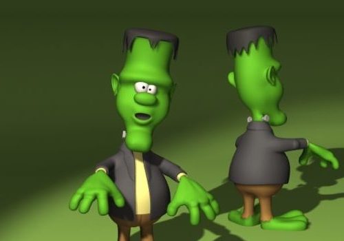 Cartoon Clown Frankenstein Characters