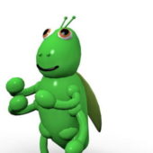 Cartoon Baby Grasshopper | Animals
