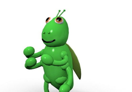 Cartoon Baby Grasshopper | Animals