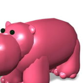 Kid Toy Cartoon Hippopotamus | Animals