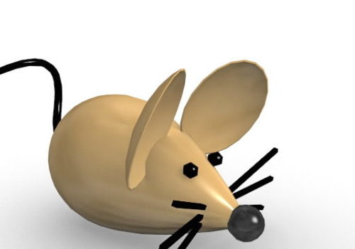 Cartoon Mice Plastic Toy | Animals