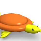Plastic Sea Turtle Cartoon Style | Animals