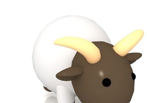 Cartoon Toy Sheep Animals