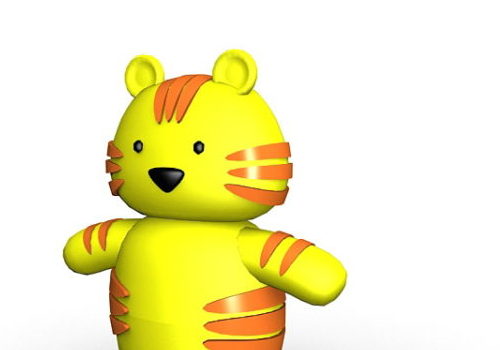 Cartoon Tiger Kid Toy | Animals