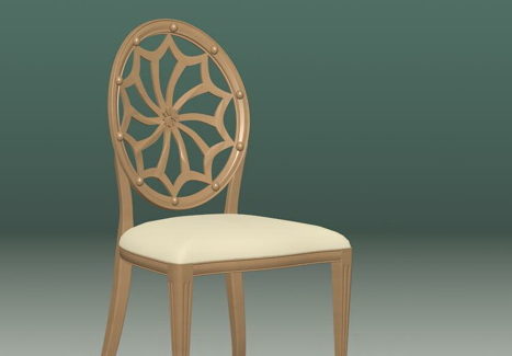 Carved Back Furniture Chair