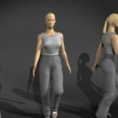 Casual Office Woman Walking | Characters