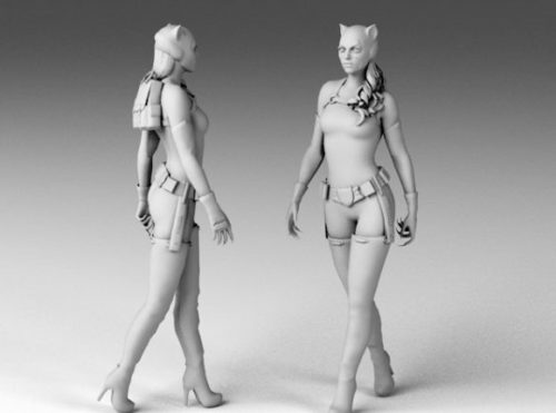 free ball jointed doll 3d model download