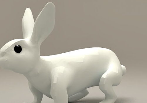 Lowpoly Rabbit Decoration | Animals