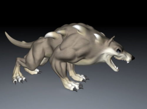 Monster Chaos Wolf Character