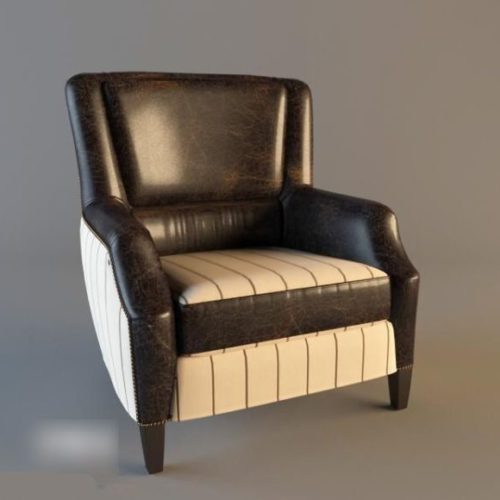 Study Room Classic Leather Arm Chair