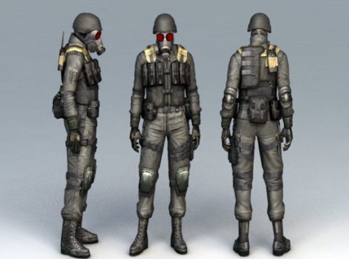 Character Chemical Soldier