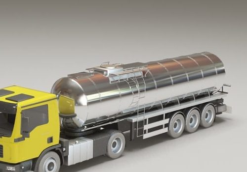 Industrial Chemical Tank Truck