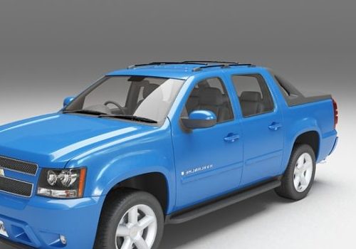 Vehicle Chevrolet Avalanche Blue