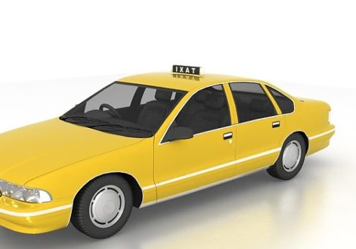 Chevy Car Caprice Taxi Cab