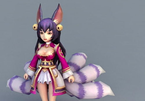 Chibi Style Fox Girl Character