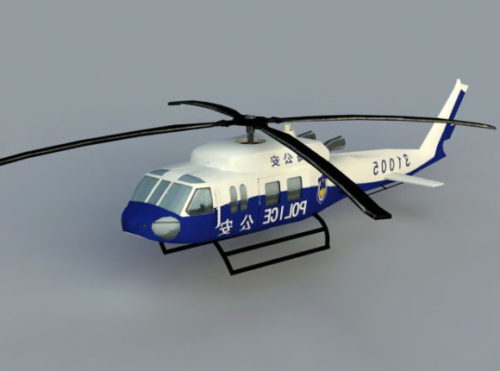 Chinese Police Helicopter